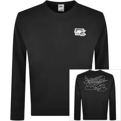 Nike Logo Sweatshirt Black