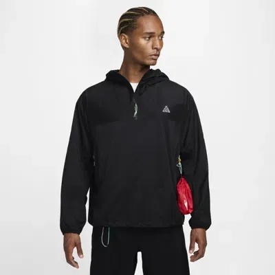 Nike Men's  Acg "trail Snacks" Storm-fit Adv Jacket In Black