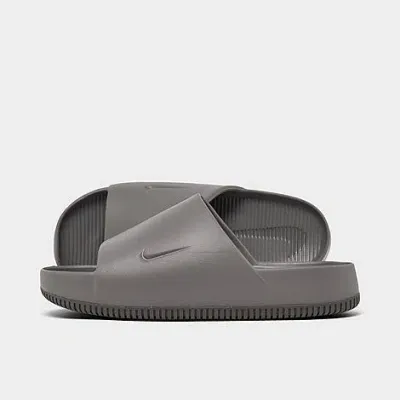 Nike Calm Mule Slides In Gray In Multi