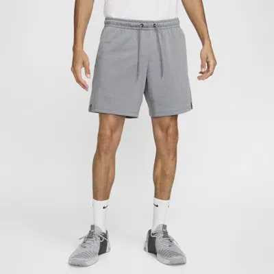 Nike Men's Primary 7" Dri-fit Uv Unlined Versatile Shorts In Heather/cool Grey/cool Grey