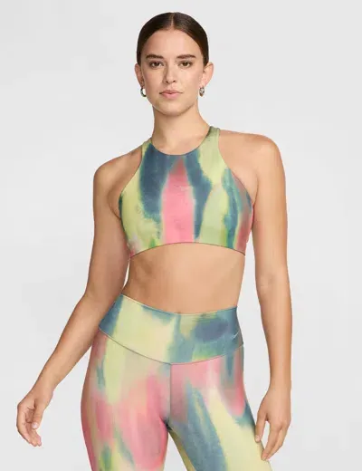 Nike One Artist Collection Medium-support Bra In Multi