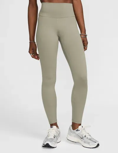 Nike One High Waisted Leggings In Green