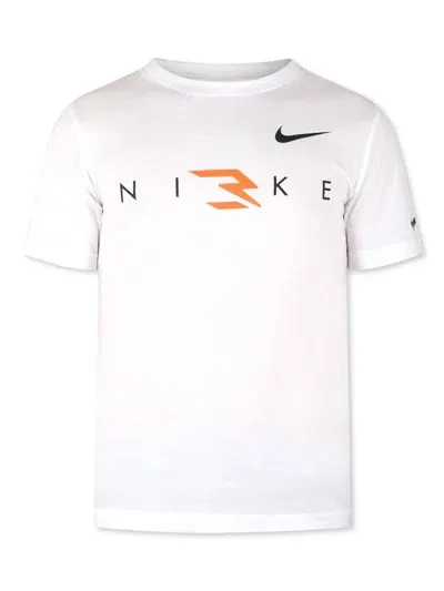 Nike Kids' Print T-shirt In White