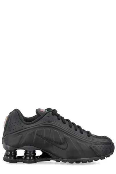 Nike Shox R4 Lace In Black/black/black