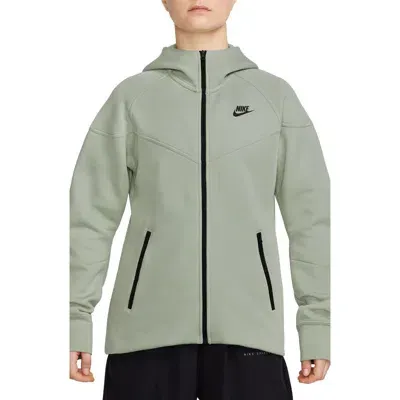 Nike Sportswear Tech Fleece Windrunner Zip Hoodie In Jade Horizon/black