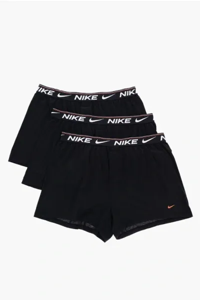 Nike Stretch 3 Pairs Of Boxer Set In Black