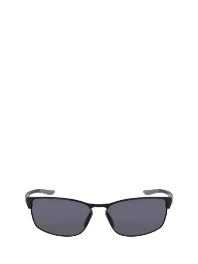 Nike Sunglasses In Satin Black / Dark Grey