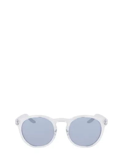 Nike Swerve Round Frame Sunglasses In Transparent