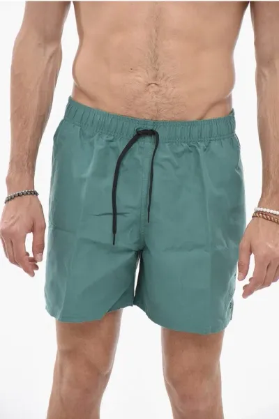 Nike Swim Drawstringed Swimshorts In Green