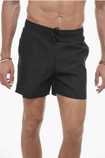 Nike Swoosh Break Swimshorts In Black