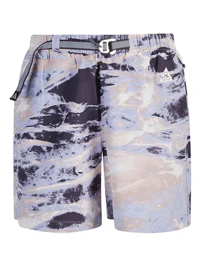 Nike Tie Dye Shorts In Blue