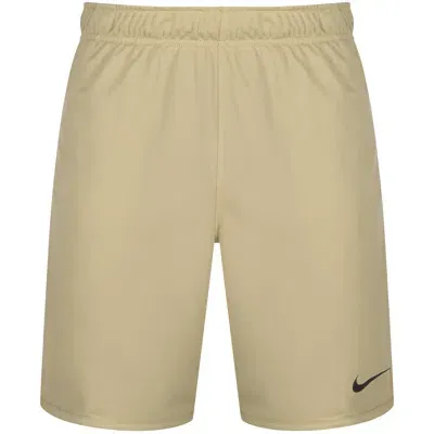 Nike Training Dri Fit Versatile Shorts Khaki In Green