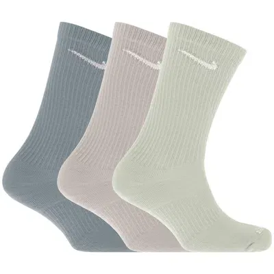 Nike Training Three Pack Everyday Socks In Multi