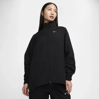 Nike Women's  Sportswear Collection Oversized Repel Zip Jacket In Black