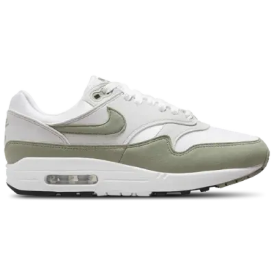 Nike Women's Air Max 1 '87 Casual Sneakers From Finish Line In White/olive