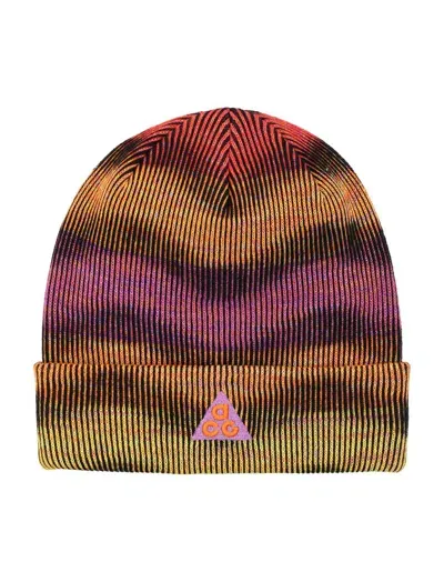 Nike X Acg Ribbed Knit Beanie In Multi