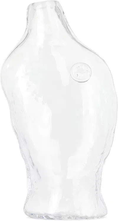 Niko June Angle Grinder Fish Vase In Clear