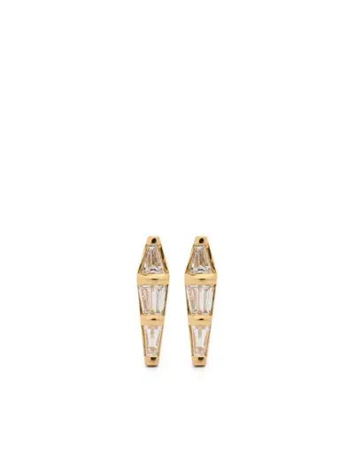 Nikos Koulis 18kt Yellow Gold Spectrum Diamond Earrings