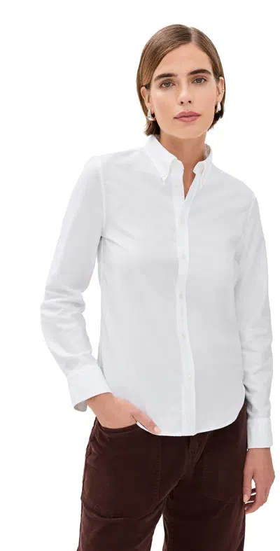 Nili Lotan Dyllan Shrunken Shirt White In Í™”ì�´íš¸