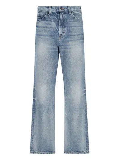 Nili Lotan "mitchell" Straight Jeans In Blue