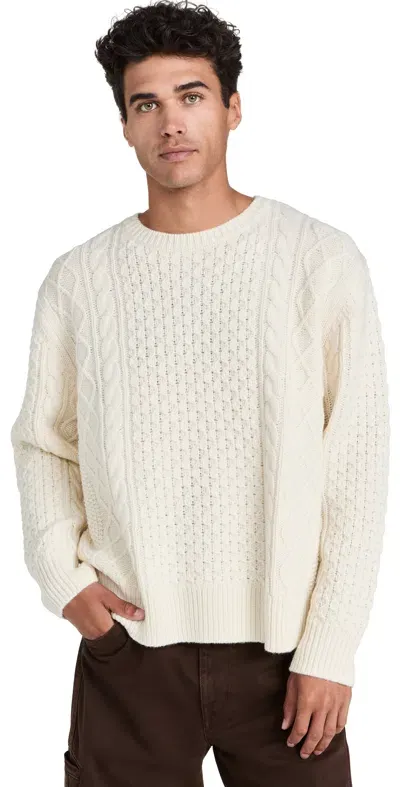 Nili Lotan Owen Sweater Ivory Ivy