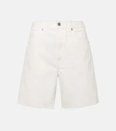 Nili Lotan Women's Russel Denim Shorts In Cream