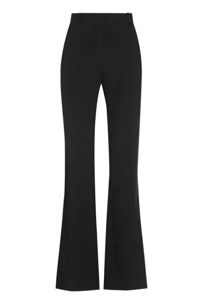 Nina Ricci Flared Trousers In Black