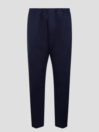 Nine In The Morning Mirko Carrot Trousers In Dark Blue