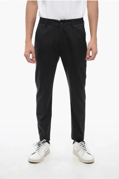 Nine In The Morning Virgin Wool Stretch Pants With Drawstring Waist