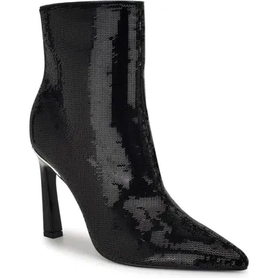 Nine West Baey Pointed Toe Bootie In Black