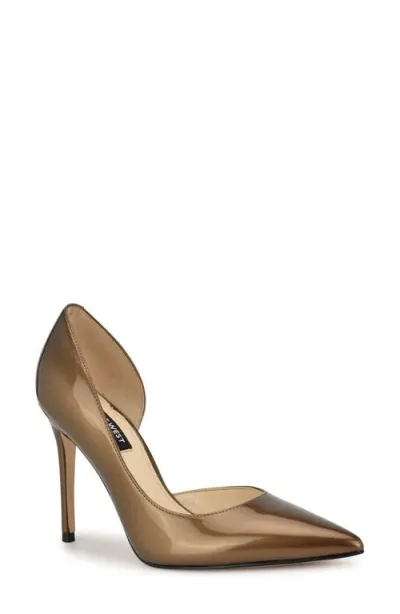 Nine West Folowe Half D'orsay Pump In Gold