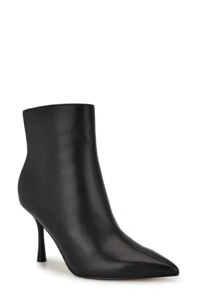 Nine West Therin Pointed Toe Bootie In Black