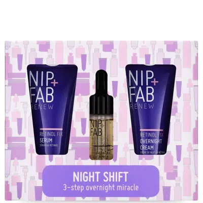 Nip+fab Night Shift Trio (worth £29) In White