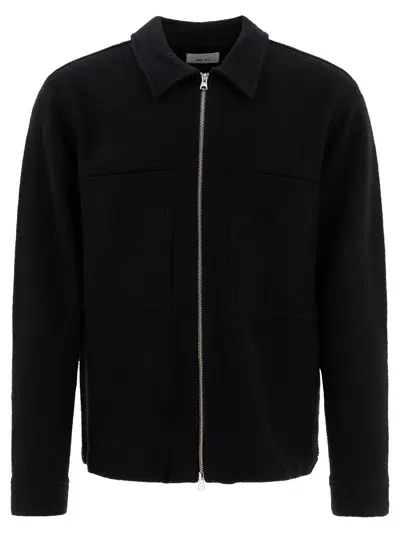 Nn07 Isak Jackets In Black