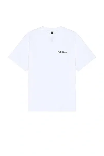 No Problemo Mini Problemo Short Sleeve Tee In White