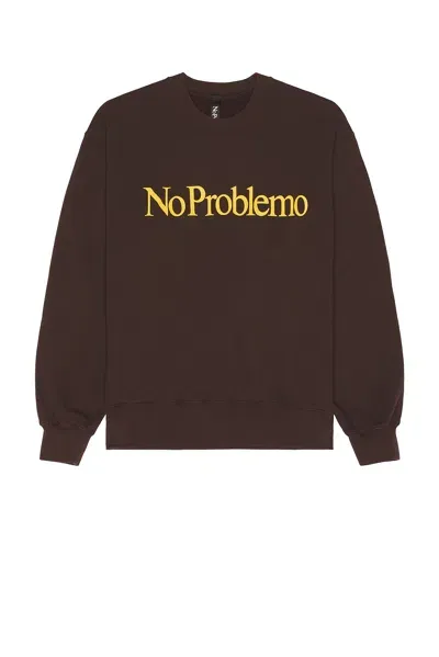 No Problemo Sweatshirt In Brown