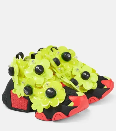 Noir Kei Ninomiya X Reebok Insta Pump Yuki Sneakers In Multicolor