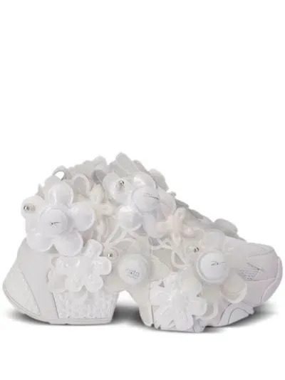 Noir Kei Ninomiya X Reebok Instapump Fury Sneakers In Weiss