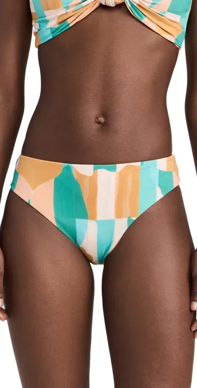 Nomads Playa Bottoms Expressivo Print And Peach