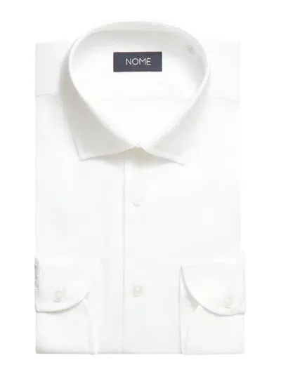 Nome X Xacus Shirt In Cotton In White