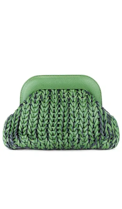 Nonchalant Label Helena Mini Clutch In Deep Artichoke