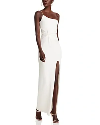 Nookie Lust One-shoulder Gown In Ivory