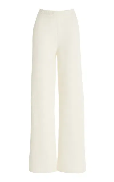 Norba Neat Wool-cashmere Pants In Neutral