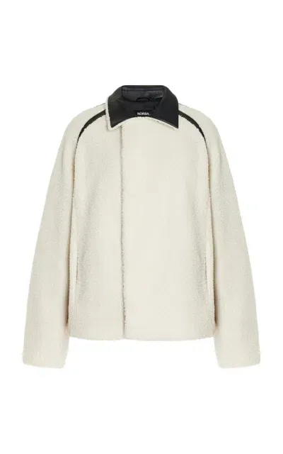 Norba Sherpa Jacket In Ivory