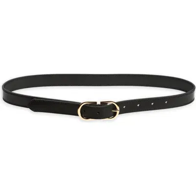 Nordstrom Camilla Leather Belt In Black