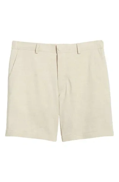 Nordstrom City Linen Blend Hybrid Shorts In Tan Desert