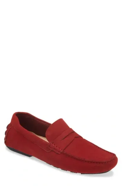 Nordstrom Cody Driving Loafer In Red