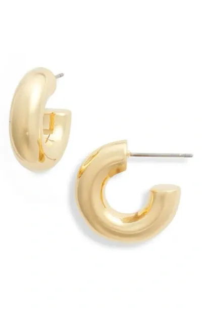 Nordstrom Demi Fine Chunky Hoop Earrings In 14k Gold Plated