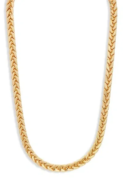 Nordstrom Flat Braided Chain Necklace In Gold