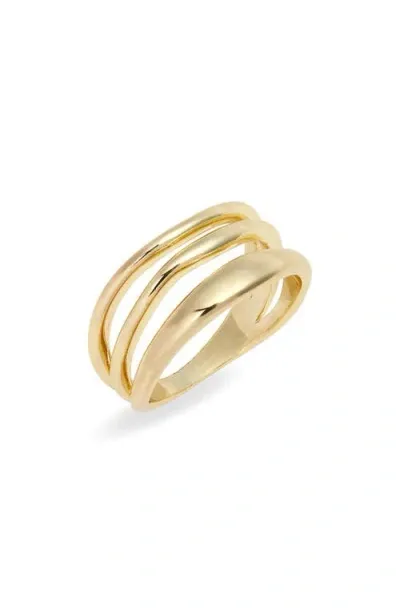 Nordstrom Illusion Triple Band Ring In Gold